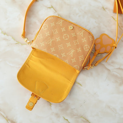 LOUIS VUITTON MONTSOURIS MESSENGER MONOGRAM YELLOW 20CM M12694
