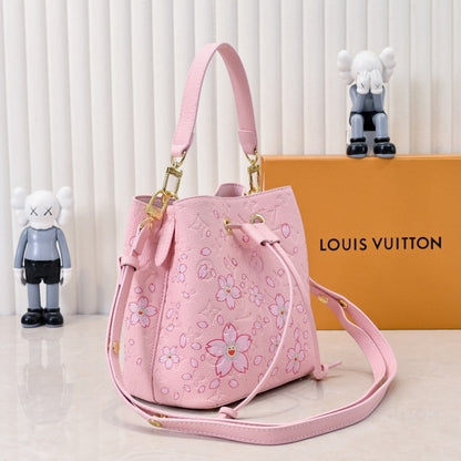 LOUIS VUITTON X MURAKAMI CHERRY BLOSSOM NEONOE BB PINK 20CM M13676