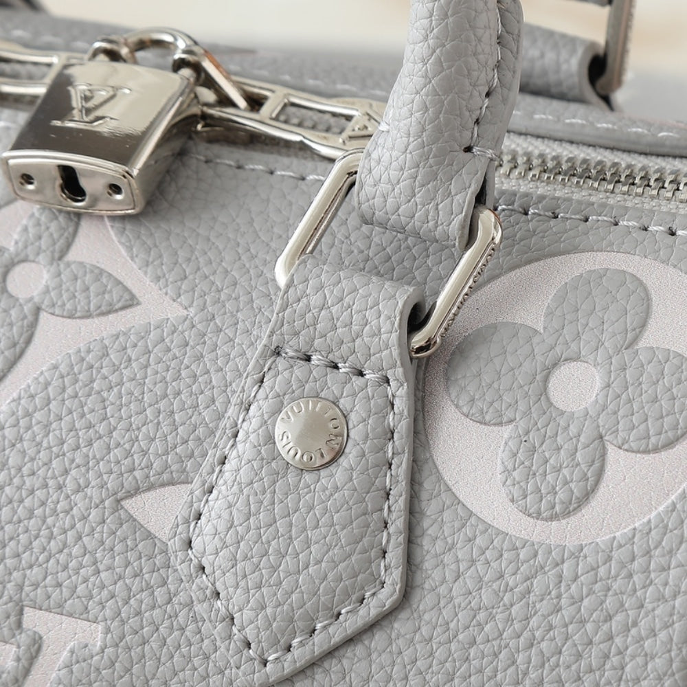 LOUIS VUITTON SPEEDY BANDOULIÈRE 20 BAG GRAY 20CM M14207