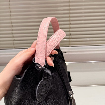 HERMES PICOTIN LOCK 18 BAG BLACK AND PINK 18CM