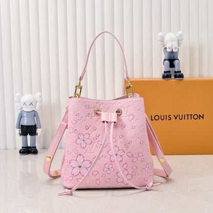 LOUIS VUITTON X MURAKAMI CHERRY BLOSSOM NEONOE BB PINK 20CM M13676