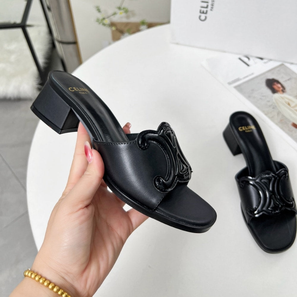 CELINE CLEMENCE MULE IN BLACK 362355045C 38NO