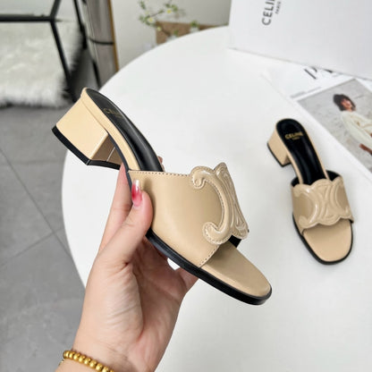 CELINE CLEMENCE MULE IN BEIGE