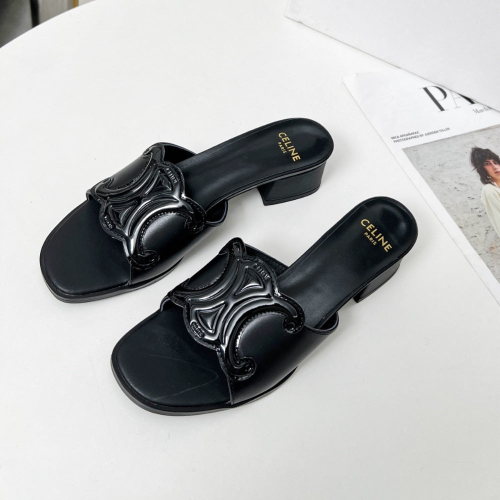 CELINE CLEMENCE MULE IN BLACK 362355045C 38NO