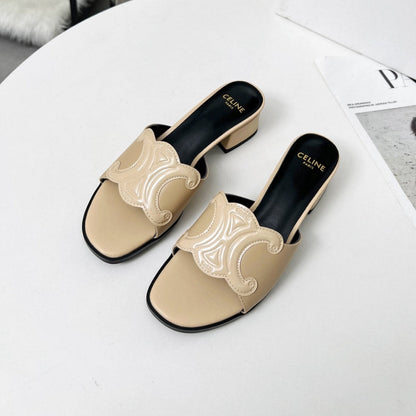 CELINE CLEMENCE MULE IN BEIGE