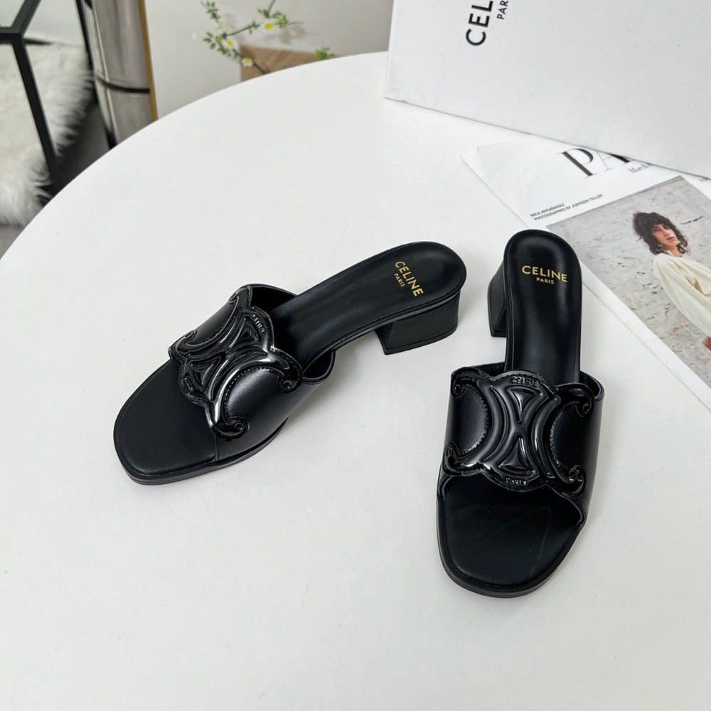 CELINE CLEMENCE MULE IN BLACK 362355045C 38NO