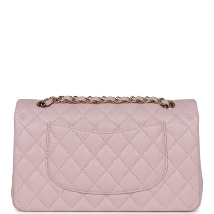 Chanel Medium Classic Double Flap Light Pink Caviar Light Gold Hardware