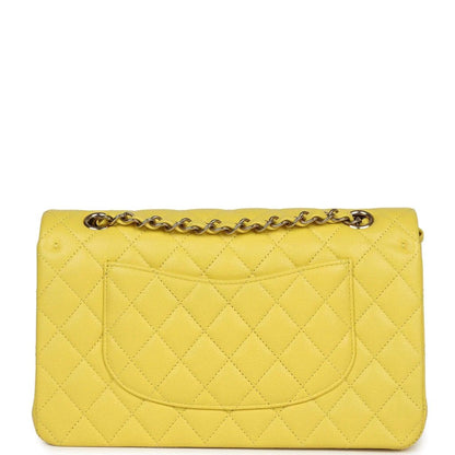 Chanel Medium Classic Double Flap Yellow Caviar Light Gold Hardware
