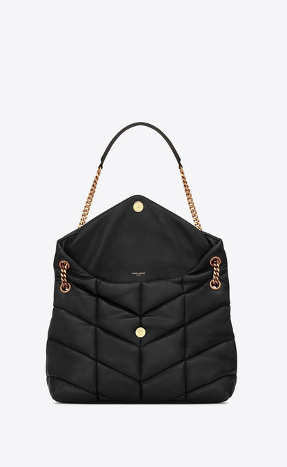 Saint Laurent PUFFER MEDIUM BAG IN QUILTED NAPPA LEATHER