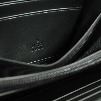 Gucci Single Zipper Handbag Black 20x10cm