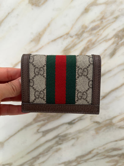 GG Gucci OPHIDIA CARD CASE WALLET