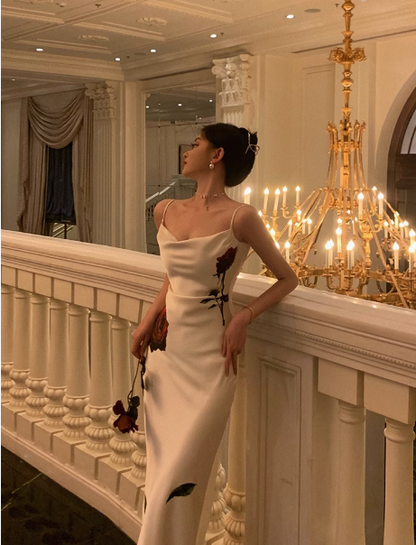 Sexy Sheath Spaghetti Straps White 21st Birthday Dress Party Gown Birthday Outfits Birthday Dress Ideas For Women DP2322