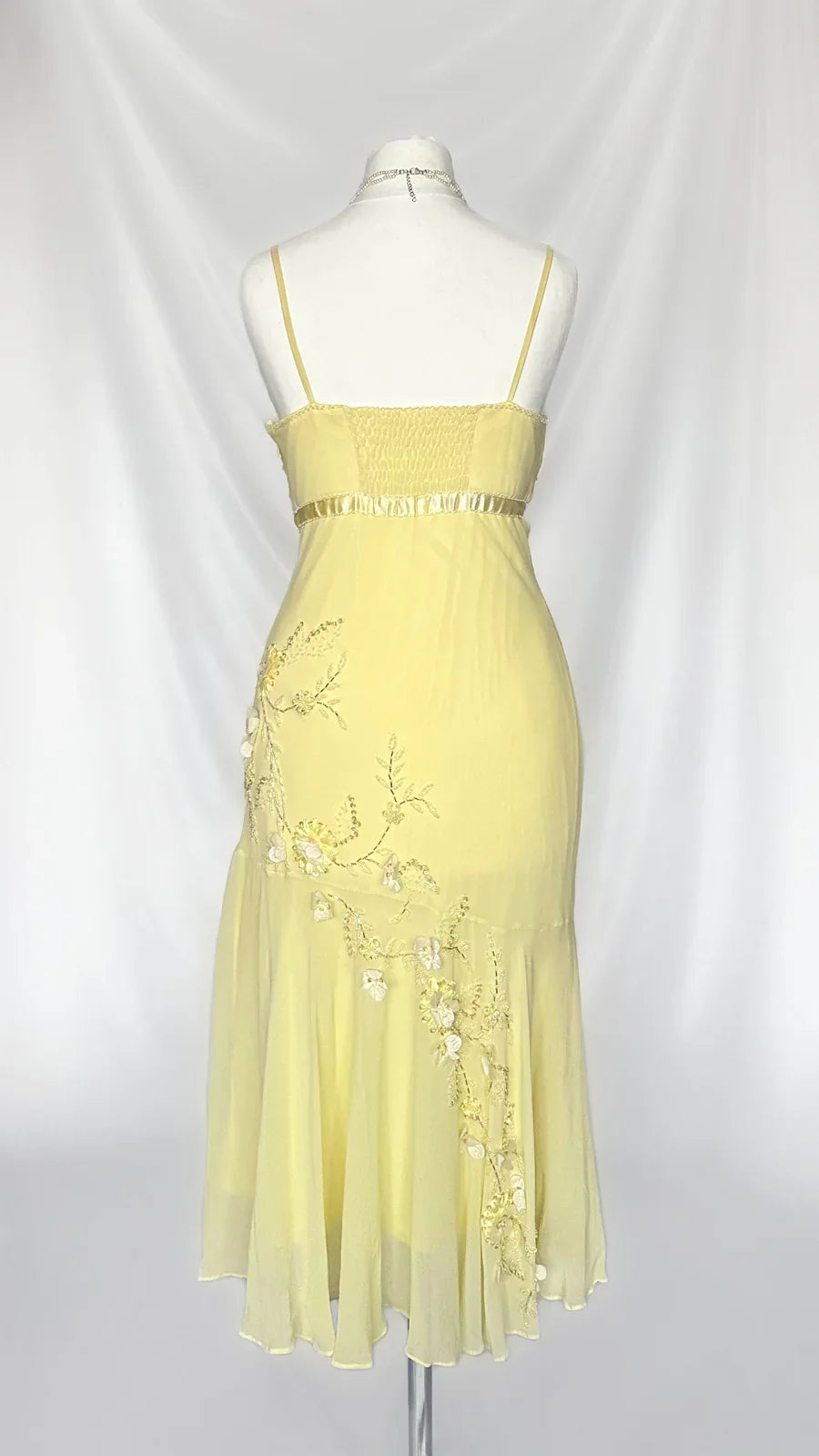 Yellow Beaded Short Homecoming Dress Cute Elegant Chiffon Birthday Dress gh4445