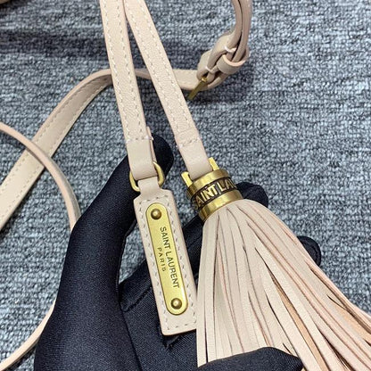 YSL LouLou Camera Bag 23 Beige Gold 23x16x6cm