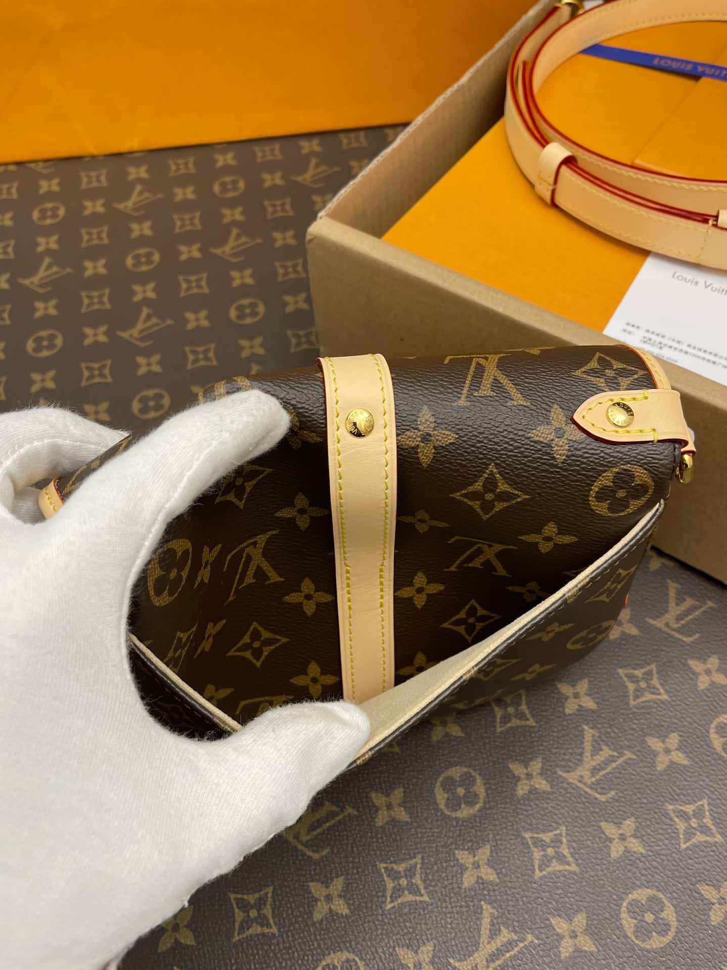 Louis Vuitton Monogram Saumur Handbag