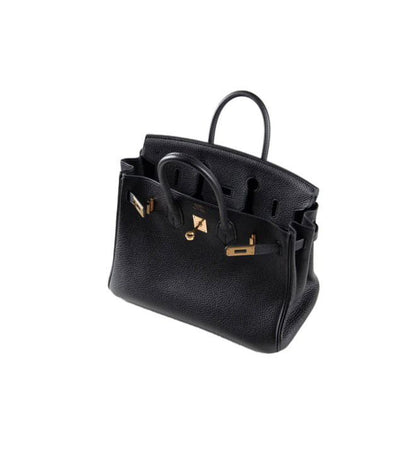 Hermès 25 Birkin Black Togo Leather with Rose Gold Hardware