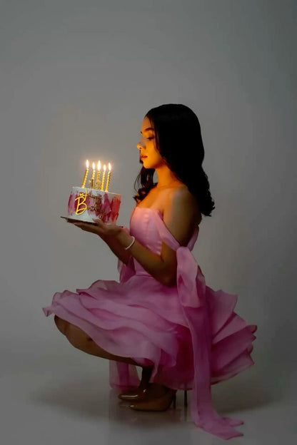 Cute Ball Gown Off The Shoulder Pink Chiffon Mini Short Formal 8th Grade Homecoming Dresses Summer Middle School Hoco Dress Homecoming Outfits Birthday Outfit DH1009