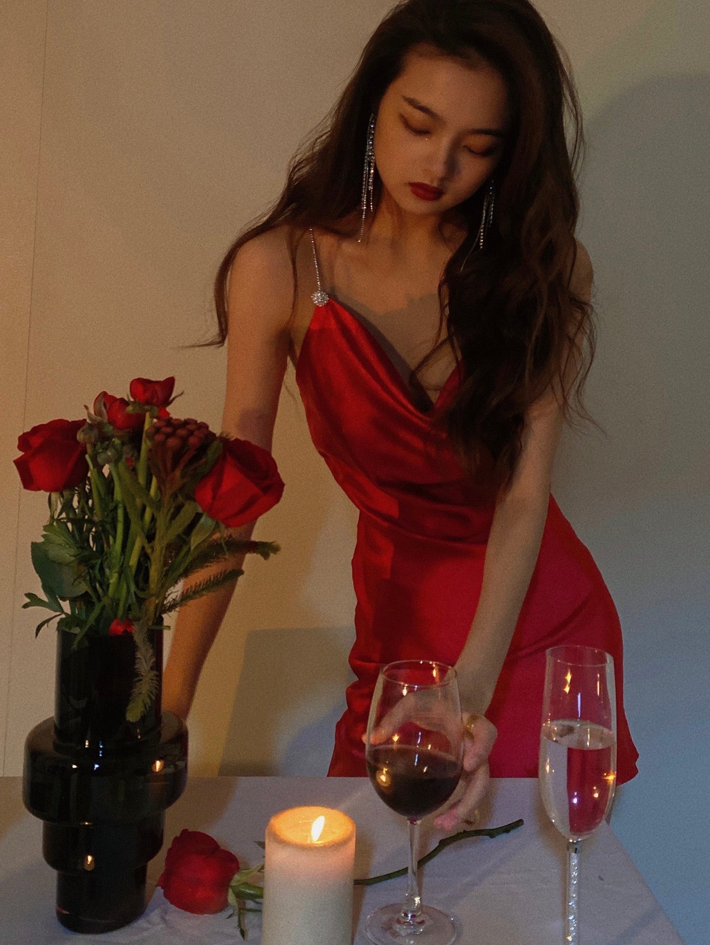 Sexy Sheath Spaghetti Straps Red Satin Mini Short Formal 8th Grade Homecoming Dresses Summer Middle School Hoco Dress Birthday Outfits DH1096