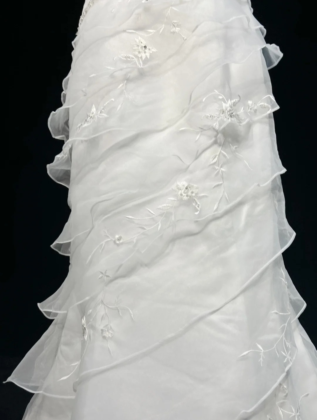 Vintage Bridal Gown 1960s Mermaid Strapless Chiffon Sleeveless Lace Long White 90s Wedding Dresses Elegant Bridal Gowns DH1107