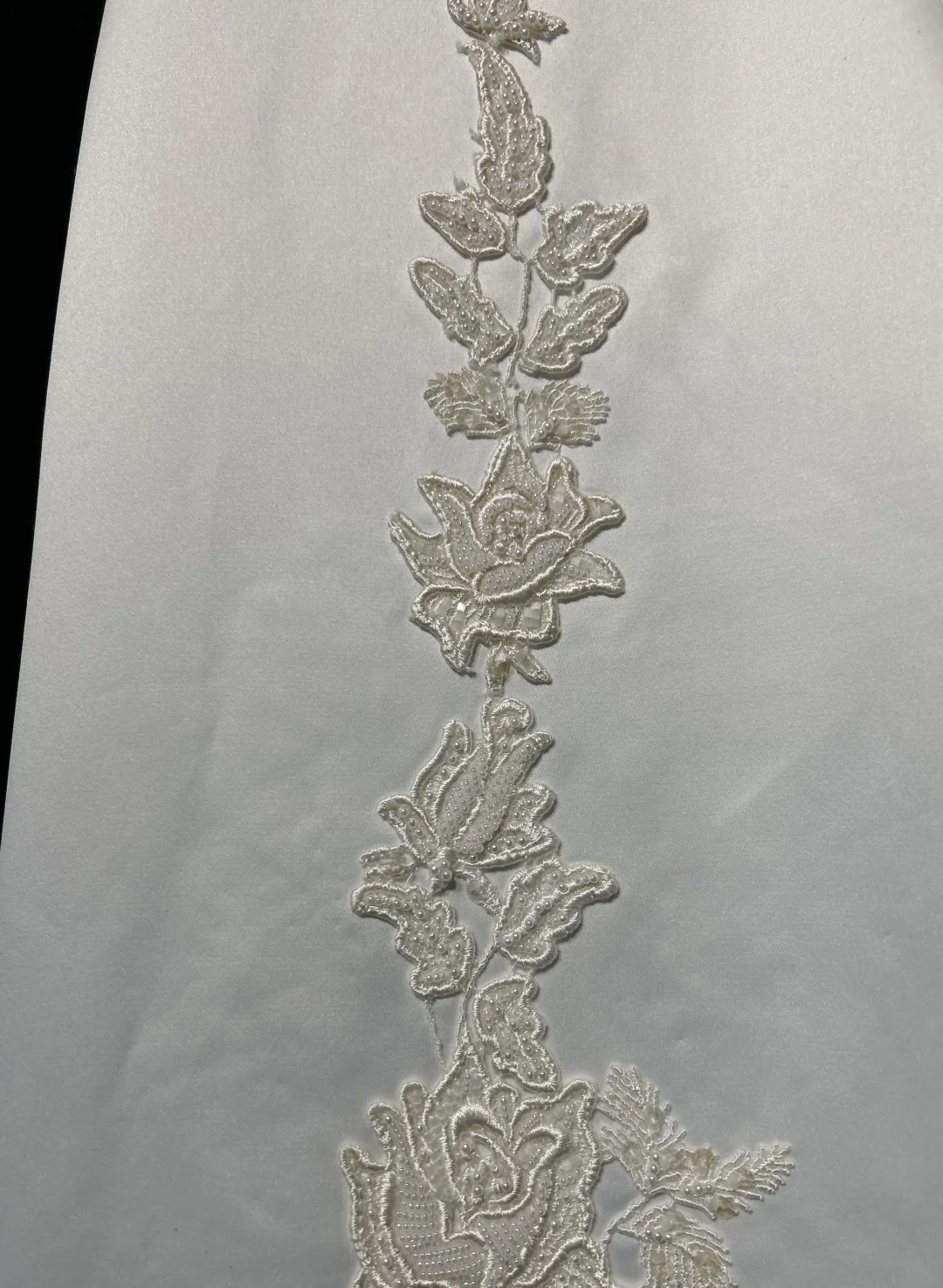 Vintage Bridal Gown 1960s A Line V Neck Short Sleeves Lace Pearls Long White 90s Wedding Dresses Elegant Bridal Gowns DH1109