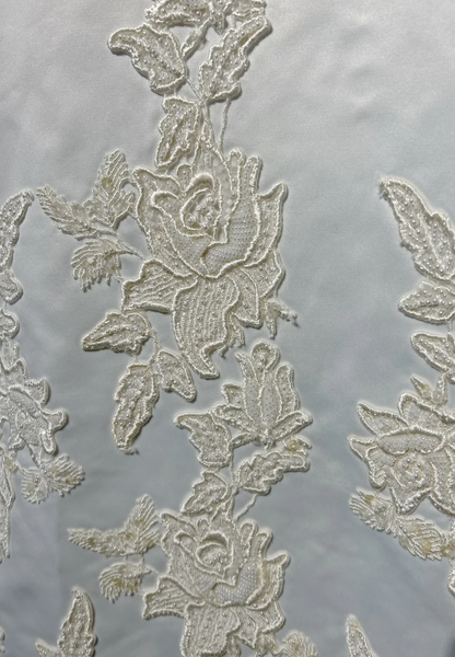 Vintage Bridal Gown 1960s A Line V Neck Short Sleeves Lace Pearls Long White 90s Wedding Dresses Elegant Bridal Gowns DH1109