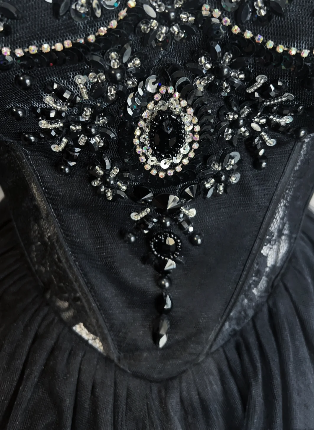 Vintage Ball Gown Spaghetti Straps Black Tulle Mini Short Formal 8th Grade Homecoming Dresses Summer Middle School Hoco Dress Homecoming Outfits Birthday Outfit DH1112