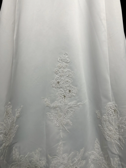 Vintage Bridal Gown A line Off The Shoulder Pearls Long White 70s Wedding Dresses Elegant Bridal Gowns DH1113