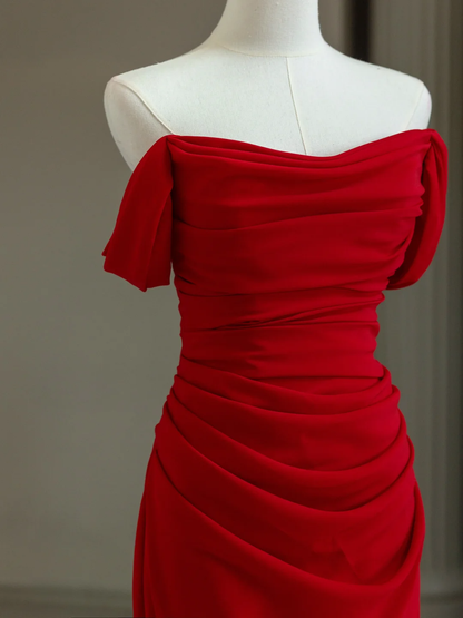 Modest Bridal Gown Sheath Off The Shoulder With Short Sleeves Tulle Wedding Dresses Elegant Brides Gowns DH1134