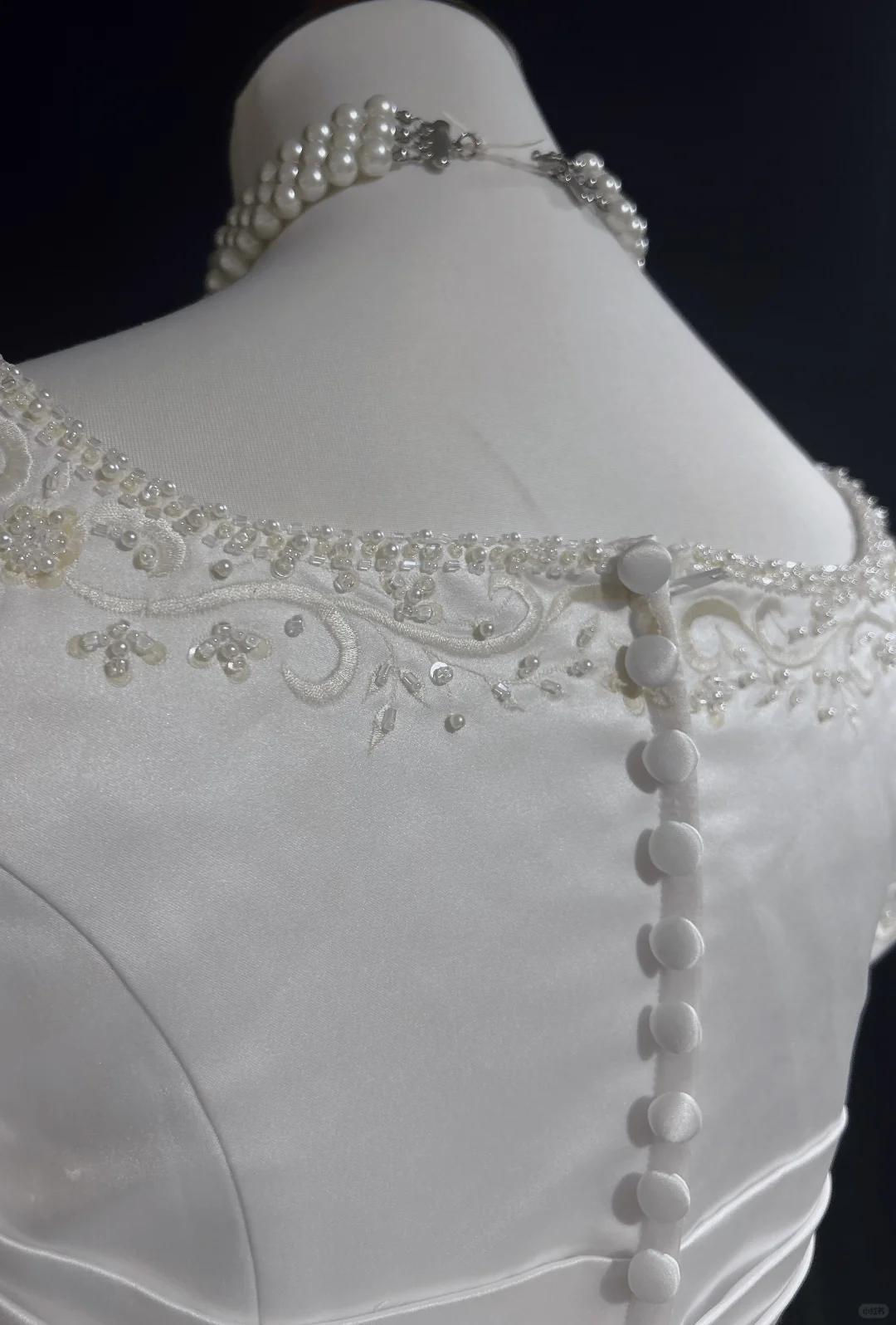 Vintage Bridal Gown A line Square Neck White Short Sleeves Satin 60s Wedding Dresses Timeless Brides Bridal Gowns DH1143