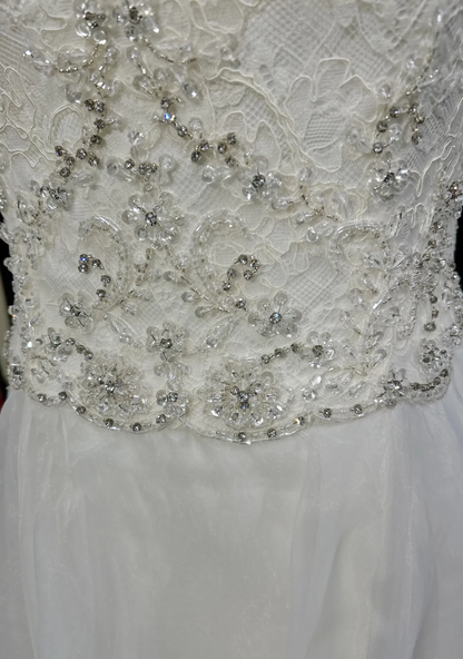 Unique Bridal Dress A Line Spaghetti Straps White Lace Long 90s Wedding Dresses Vintage Bride Dress Bridal Gowns DH1259