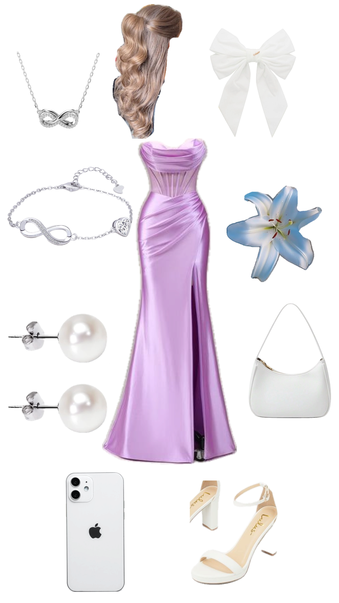 Elegant Mermaid Sweetheart Lilac Slit Satin Long Prom Dresses Party Dress Summer 20th Birthday Outfits 18th Birthday Dresses DH1281