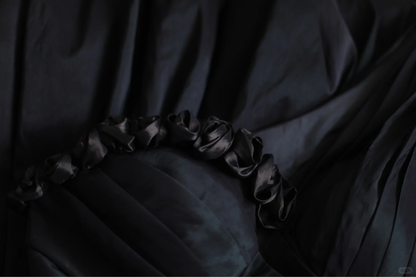 Retro Ball Gown One Shoulder Black Taffeta Mini Short Formal 8th Grade Homecoming Dresses Summer Middle School Hoco Dress 16th Birthday Outfits DH1308