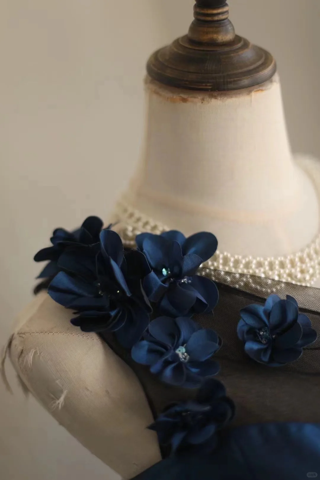 Vintage A Line Navy Blue Satin Flowers Mini Short Formal 8th Grade Homecoming Dresses Summer Middle School Hoco Dress 18th Birthday Outfits DH1310