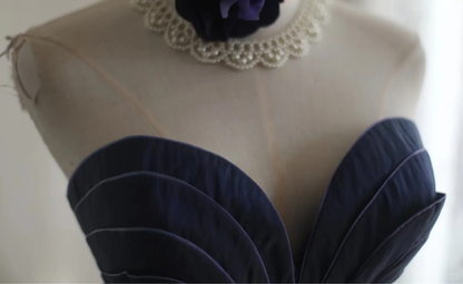 Retro Ball Gown Sweetheart Royal Blue Taffeta Mini Short Formal 8th Grade Homecoming Dresses Summer Middle School Hoco Dress 16th Birthday Outfits DH1313