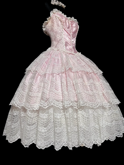 Trendy Ball Gown Sweetheart Lace Pink Mini Short Formal 7th Grade Homecoming Dresses Middle School Short Prom Dress Hoco Outfits DH1322