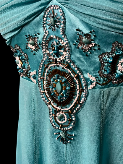 Vintage A line Halter Blue Chiffon Formal 7th Grade Homecoming Dresses Middle School Short Prom Dress Hoco Outfits DH1324