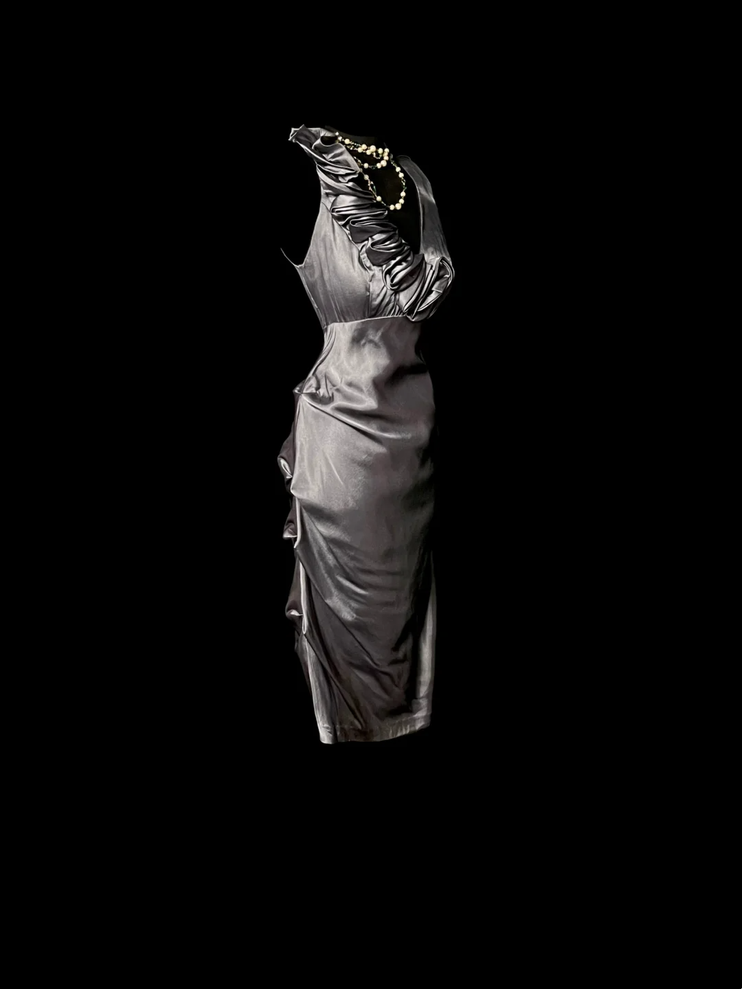 Unique Sheath V Neck Sleeveless Gray Knee Length Formal 7th Grade Homecoming Dresses Middle School Prom Dress Hoco Outfits DH1326