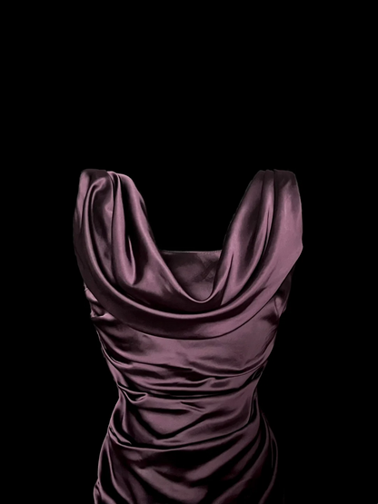 Vintage Sheath Satin Grape Formal 7th Grade Homecoming Dresses Middle School Short Prom Dress Hoco Outfits DH1331