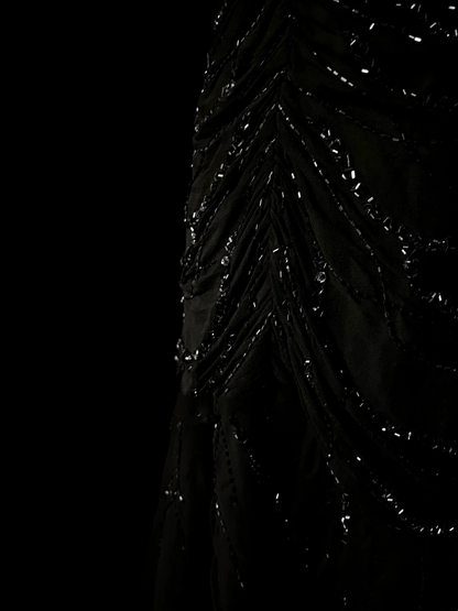 Vintage Mermaid Halter Chiffon Black Formal 7th Grade Homecoming Dresses Middle School Short Prom Dress Hoco Outfits DH1332