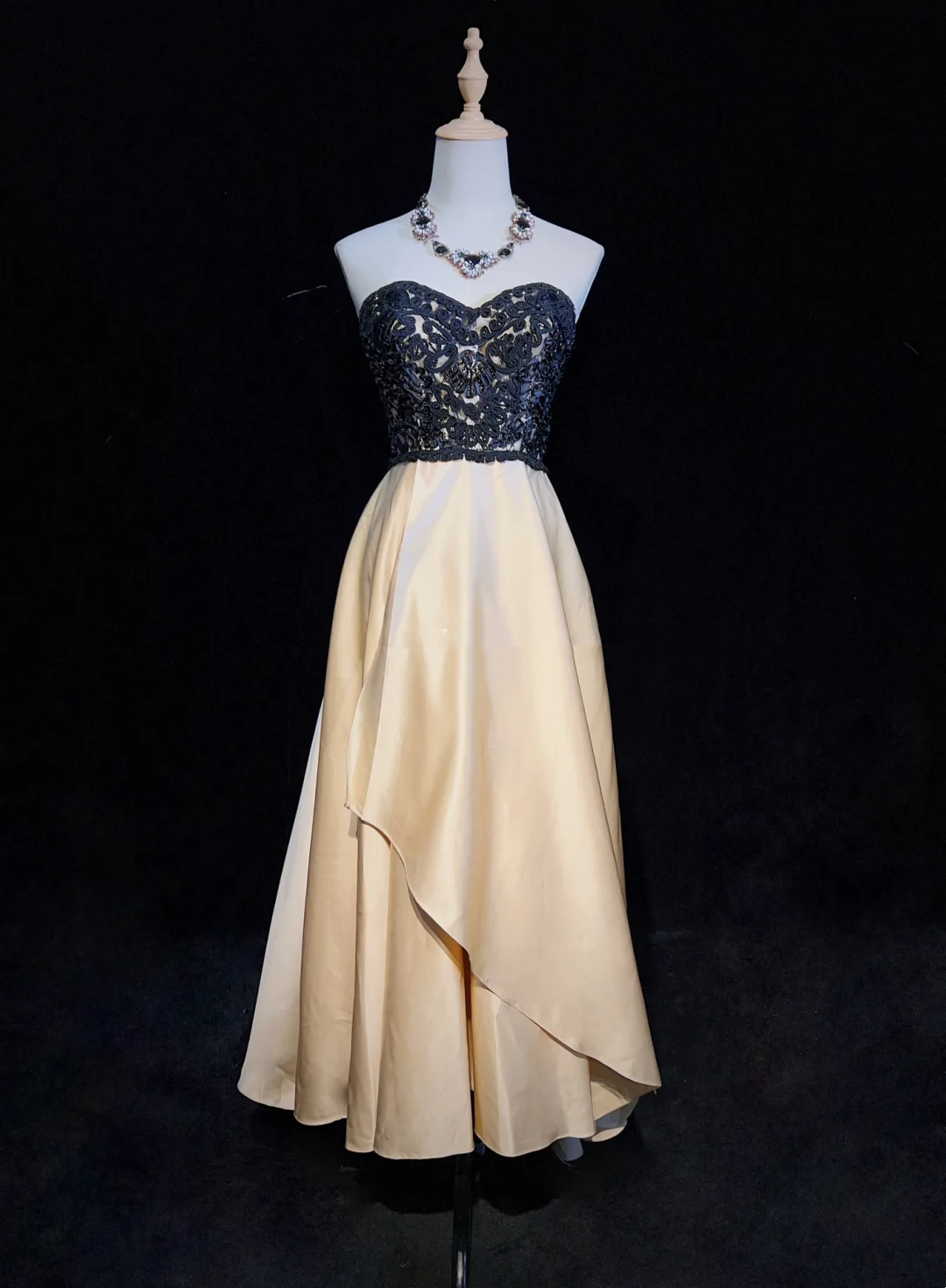 Vintage A Line Sweetheart Satin Formal 7th Grade Homecoming Dresses Middle School Tea Length Prom Dress Hoco Outfits DH1335