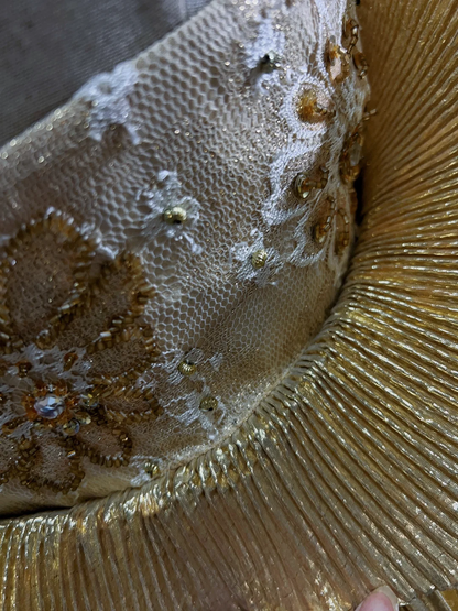 Unique Ball Gown Strapless Sleeveless Short Mini Gold Formal 7th Grade Homecoming Dresses Middle School Prom Dress Hoco Outfits DH1336