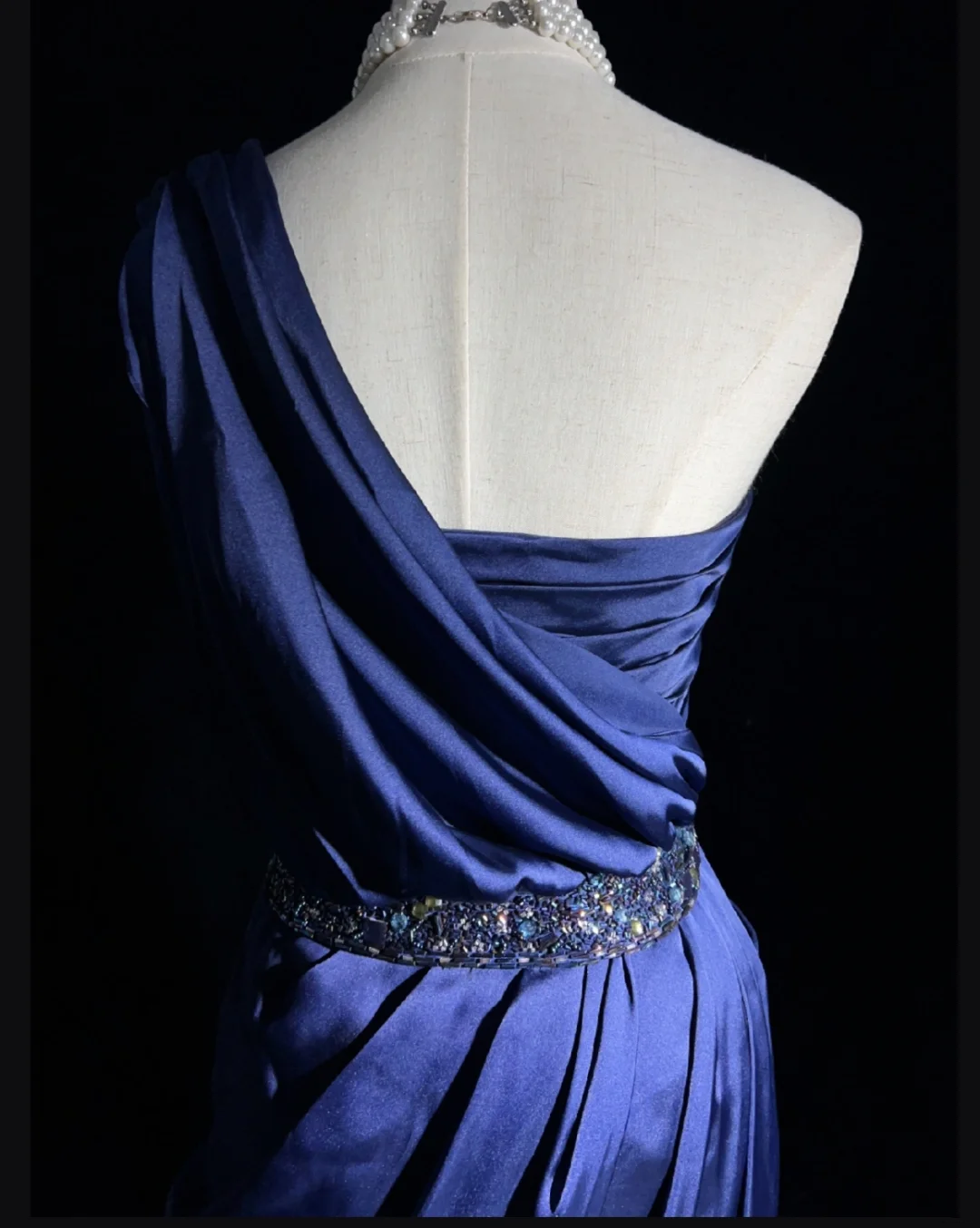 Unique Sheath One Shoulder Royal Blue Sleeveless Satin Mini Formal 7th Grade Homecoming Dresses Middle School Prom Dress Hoco Outfits DH1340