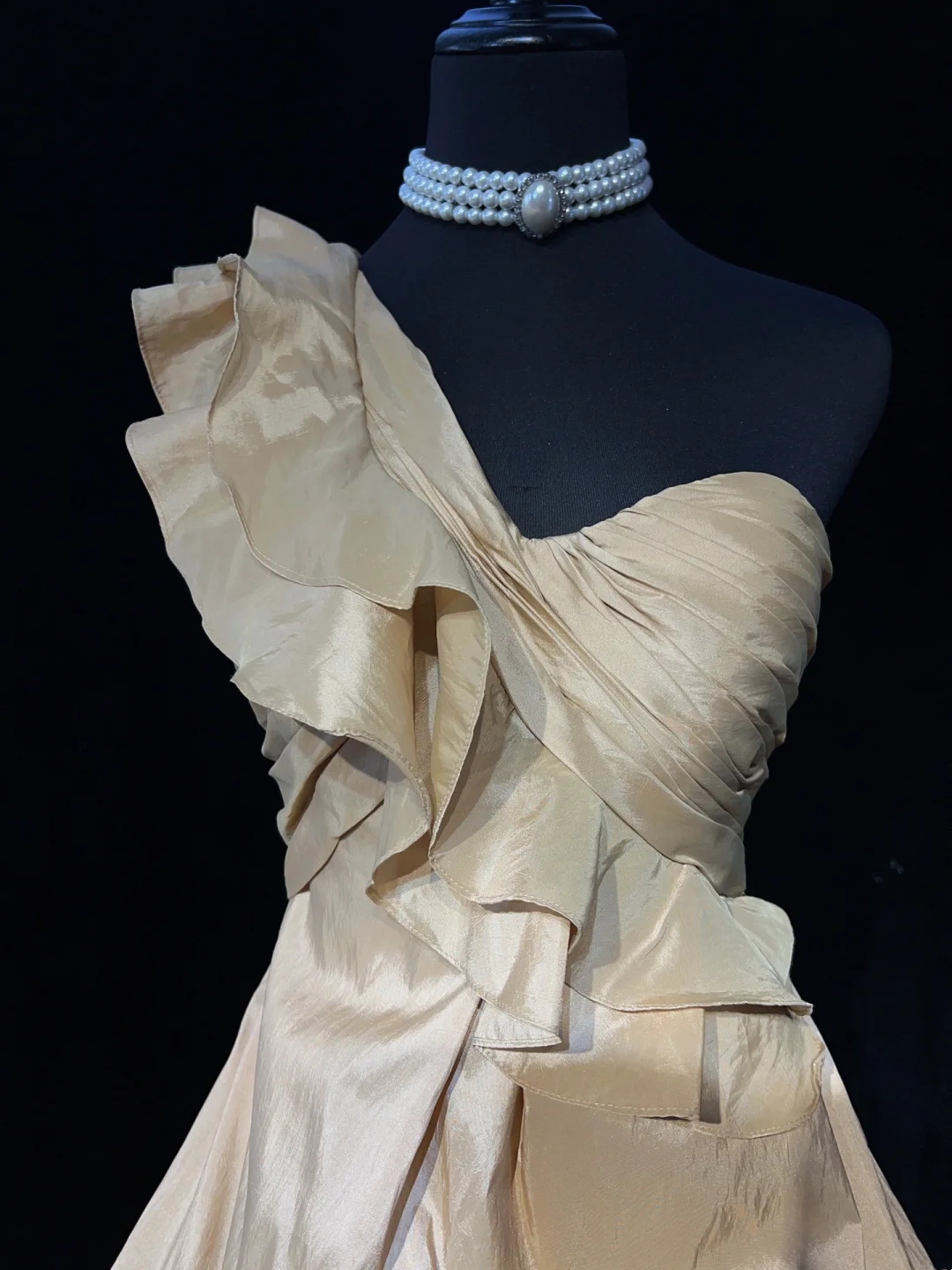 Cute Ball Gown One Shoulder Champagne Taffeta Mini Short Formal 7th Grade Homecoming Dresses Middle School Short Prom Dress Cocktail Birthday Outfits DH1434