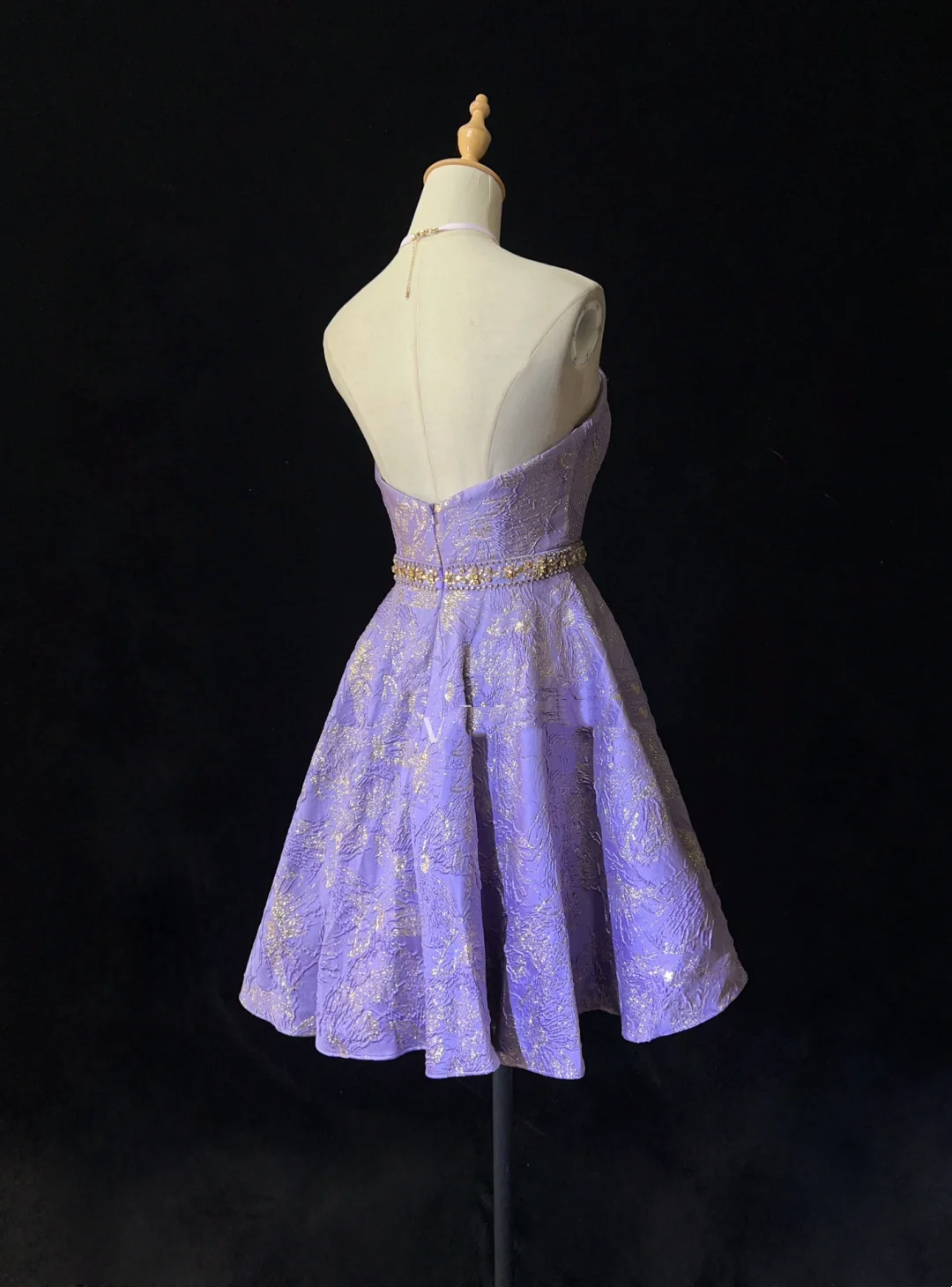 Unique A Line Sweetheart Satin Lilac Lace Short Mini Formal 7th Grade Homecoming Dresses Middle School Short Cocktail Night Dress Hoco Outfits DH1439