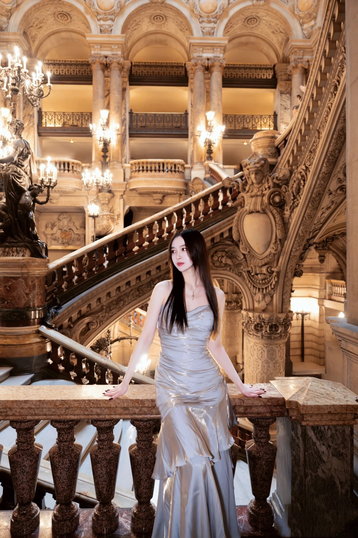 Simple Mermaid Spaghetti Straps Dusty Blue Satin Long Prom Dresses Party Dress 20th Birthday Outfits Graduation Dresses DH1911