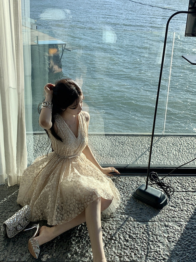 Pretty A Line V Neck Lace Grad Dress Inspo Short Mini Formal 8th Grade Homecoming Dresses High School Hoco Court Dress Graduation Dress Cocktail Birthday Outfits DH1918