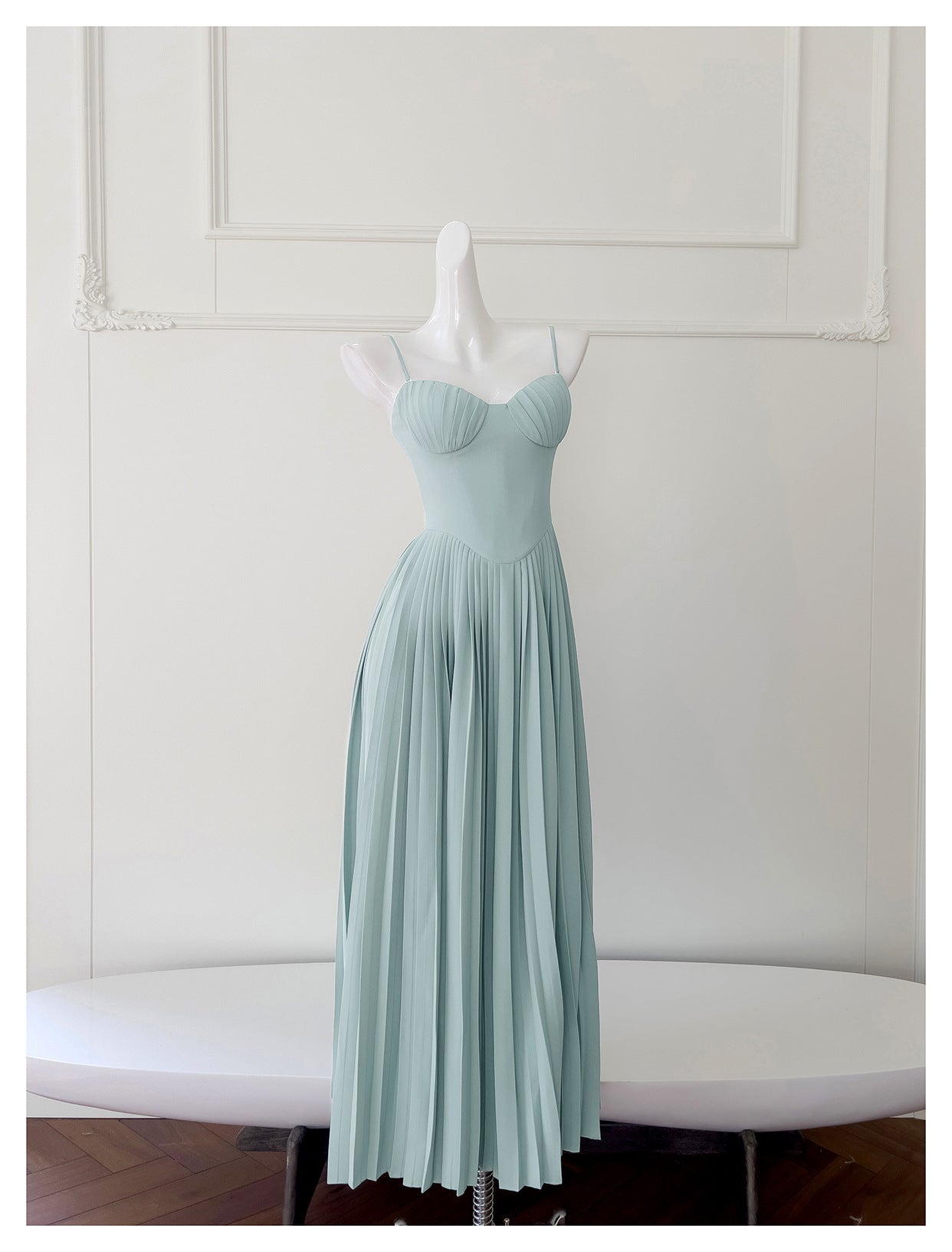 Simple A Line Sweetheart Blue Chiffon Long Prom Dresses Party Dress 20th Birthday Outfits Graduation Dresses DH1934