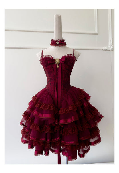Modest Ball Gown Spaghetti Straps Burgundy Lace Grad Dress Inspo Short Mini Formal 8th Grade Homecoming Dresses High School Hoco Court Dress Graduation Dress Cocktail Gown Birthday Outfits DH1938