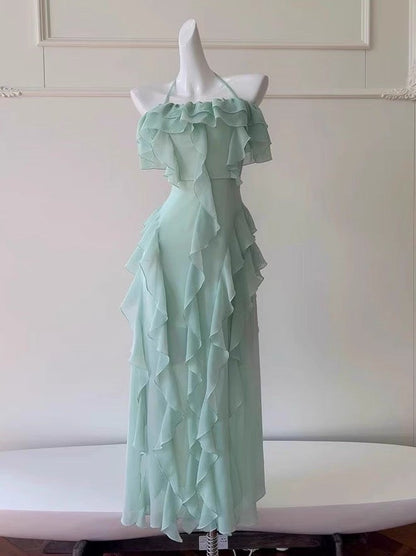 Sexy A Line Off The Shoulder Blush Pink Chiffon Long Prom Dresses Party Dress 20th Birthday Outfits Graduation Dresses DH2119