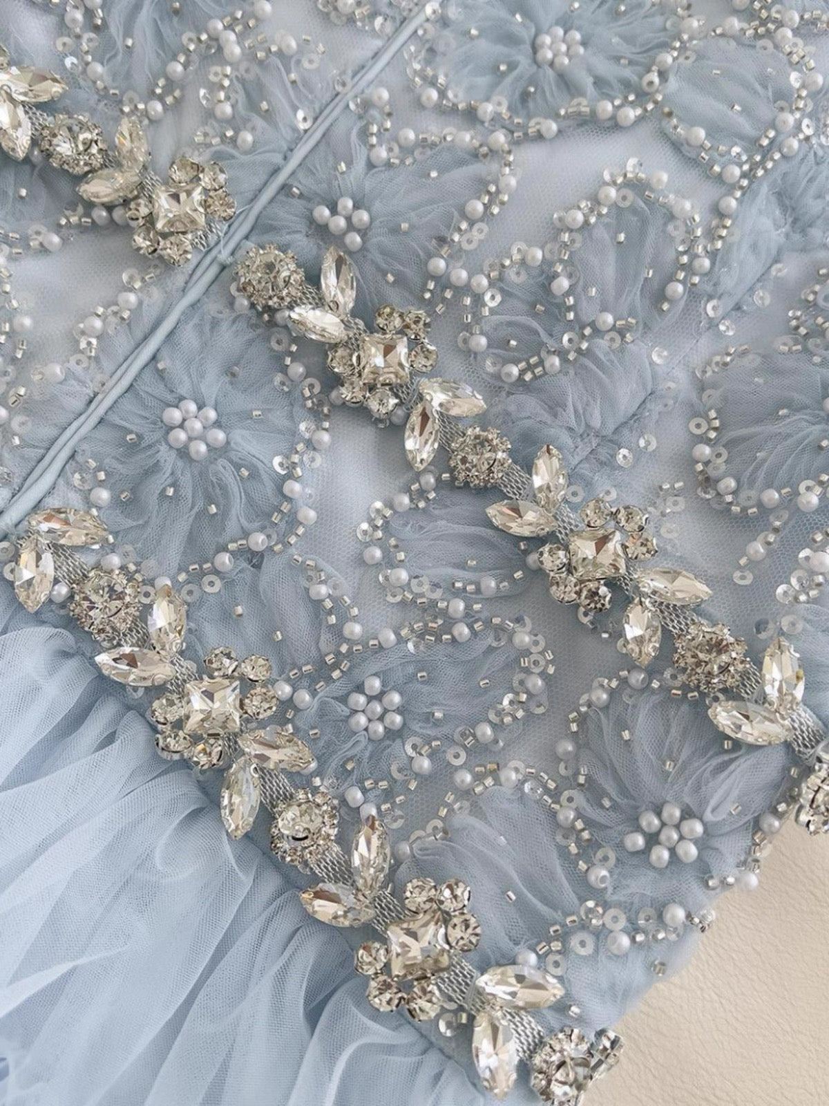 Modest A Line Jewel Neck Light Sky Blue Tulle Formal 8th Grade Homecoming Dress High School Short 18th Birthday Outfits Graduation Dress Hoco Dresses DH2199